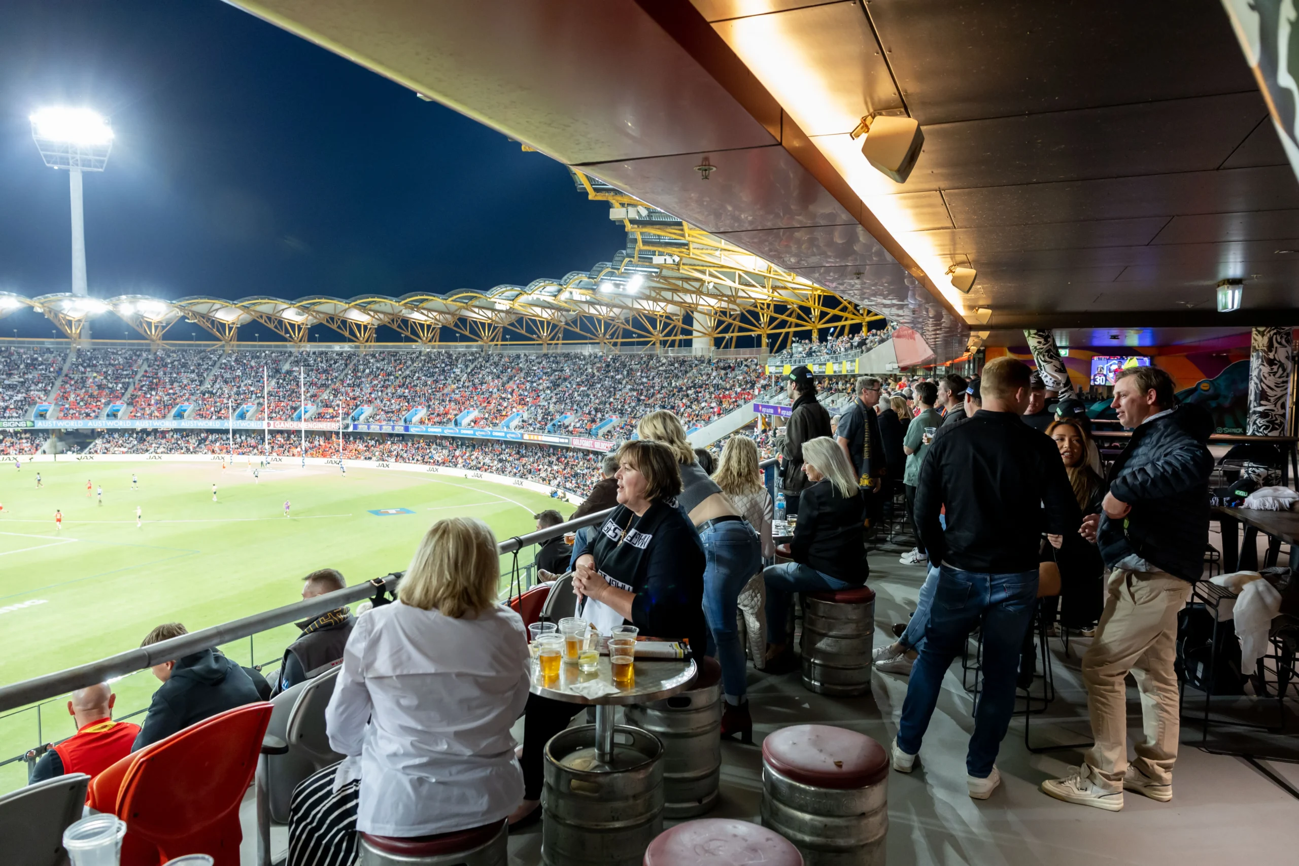 Balter Beer Garden At the AFL